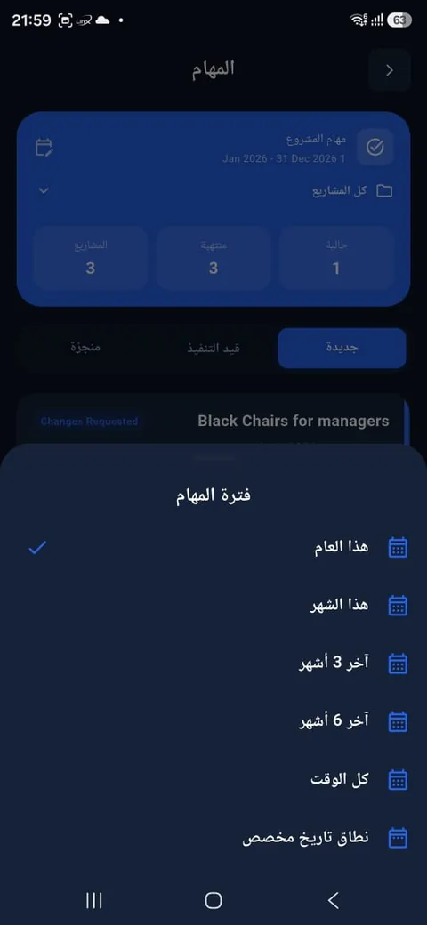 Choose the period