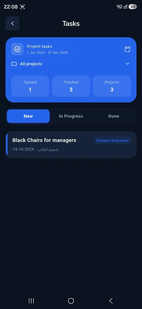 Project tasks