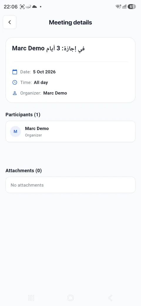 Meeting details