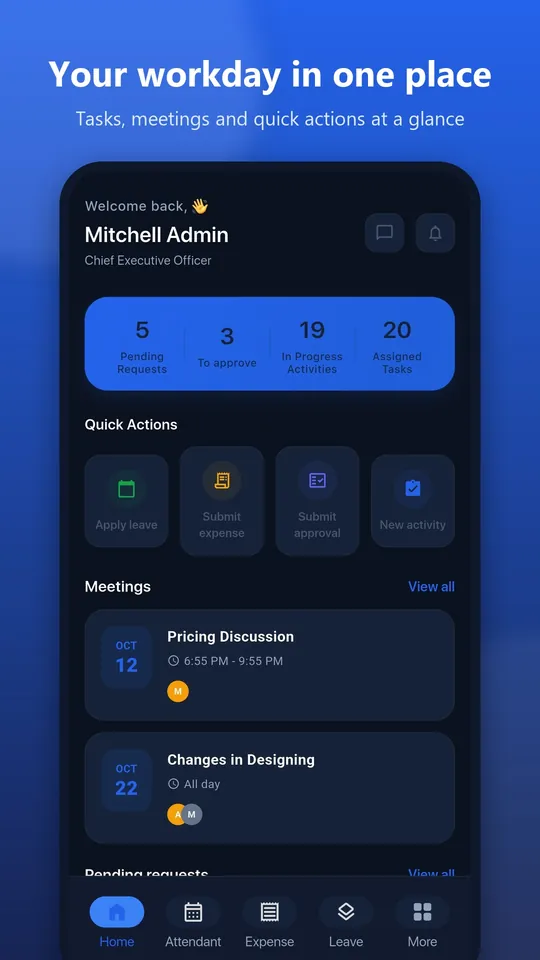 Your workday in one place